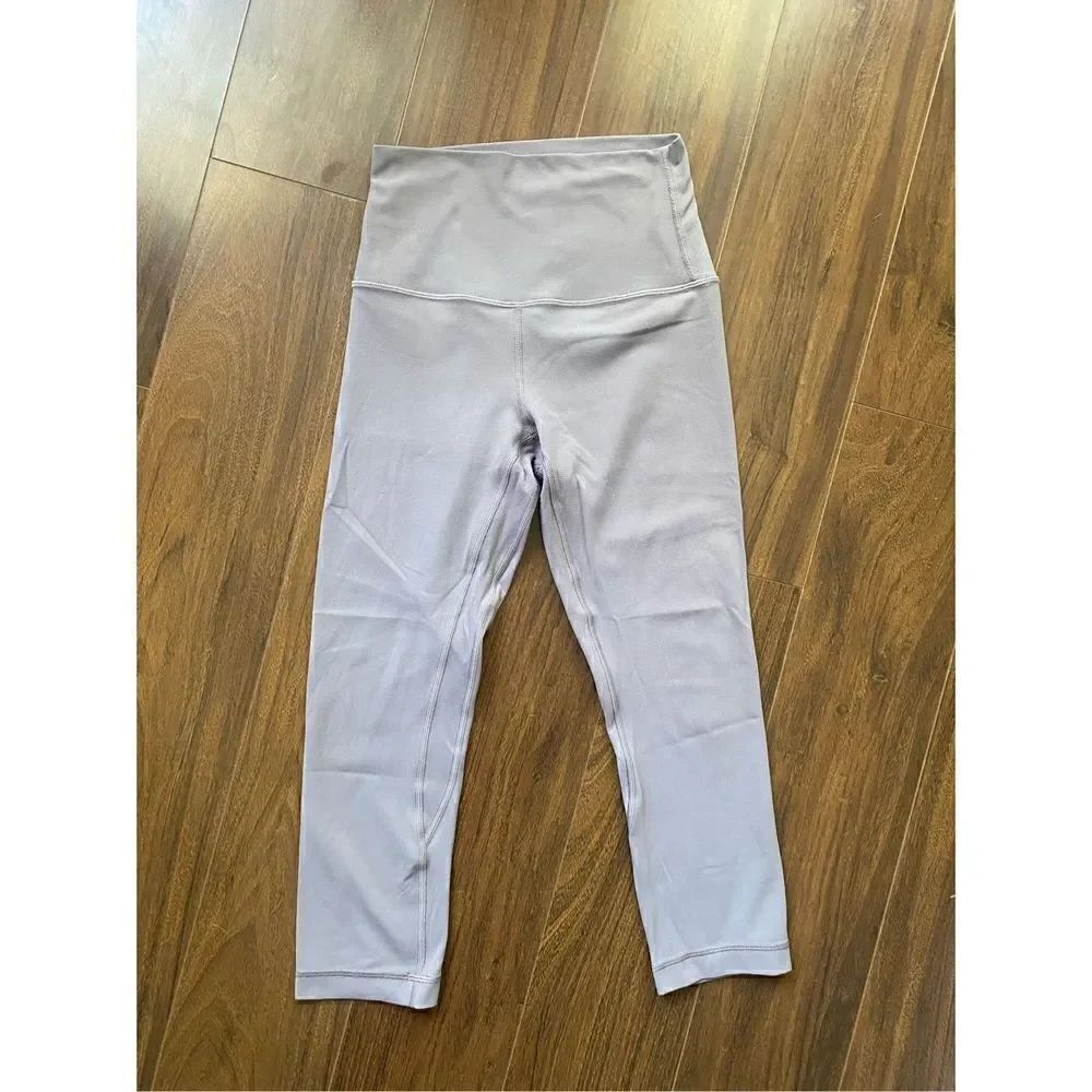 Lululemon 2 align 21” crop light purple grey